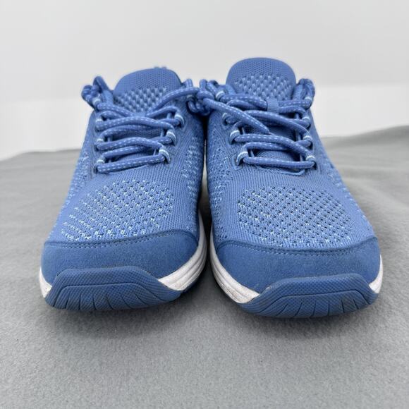 Orthofeet Orthopedic Knit Coral Sneakers Womens 9 2E X Wide Blue 984 Walking - Picture 6 of 9